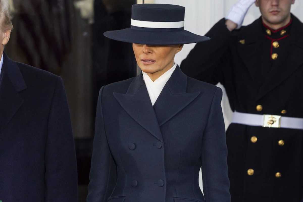 Melania Trump y su impactante look en la la toma de posesion (1)