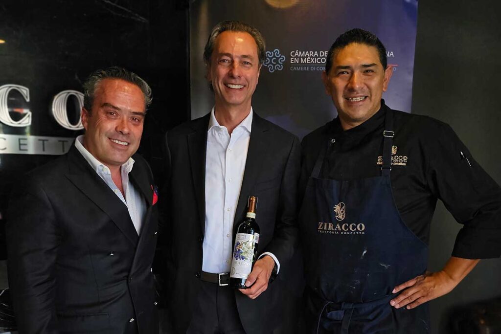 El restaurante Ziracco fue sede de la reunión de la Cámara de Comercio Italiana en México