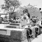 Paseantes en carritos en los años 60. Foto: Especial